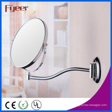 Fyeer Attractive Round Wall Mirror Magnifying Brass Makeup Mirror